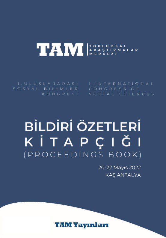 Toplumsal Araştırmalar Merkezi 1. Uluslararası Sosyal Bilimler Kongresi Bildiri Özetleri Kitapçığı