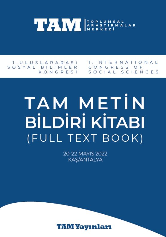 Toplumsal Araştırmalar Merkezi 1. Uluslararası Sosyal Bilimler Kongresi Tam Metin Bildiri Kitabı