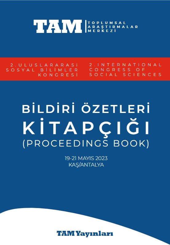 Toplumsal Araştırmalar Merkezi 2. Uluslararası Sosyal Bilimler Kongresi Bildiri Özetleri Kitapçığı