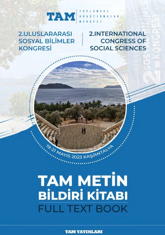 Toplumsal Araştırmalar Merkezi 2. Uluslararası Sosyal Bilimler Kongresi Tam Metin Bildiri Kitabı